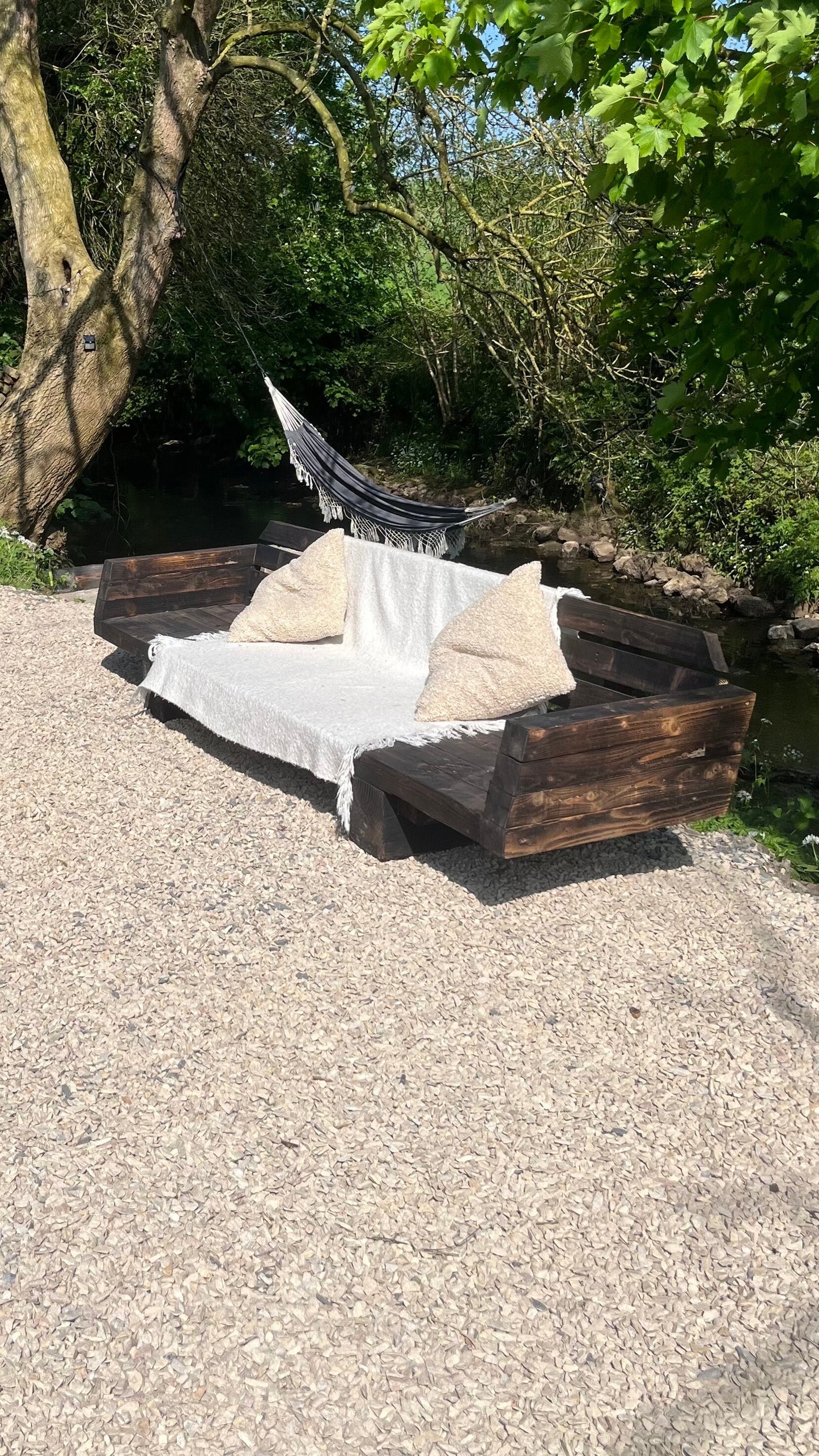 Outdoor Super King lounger