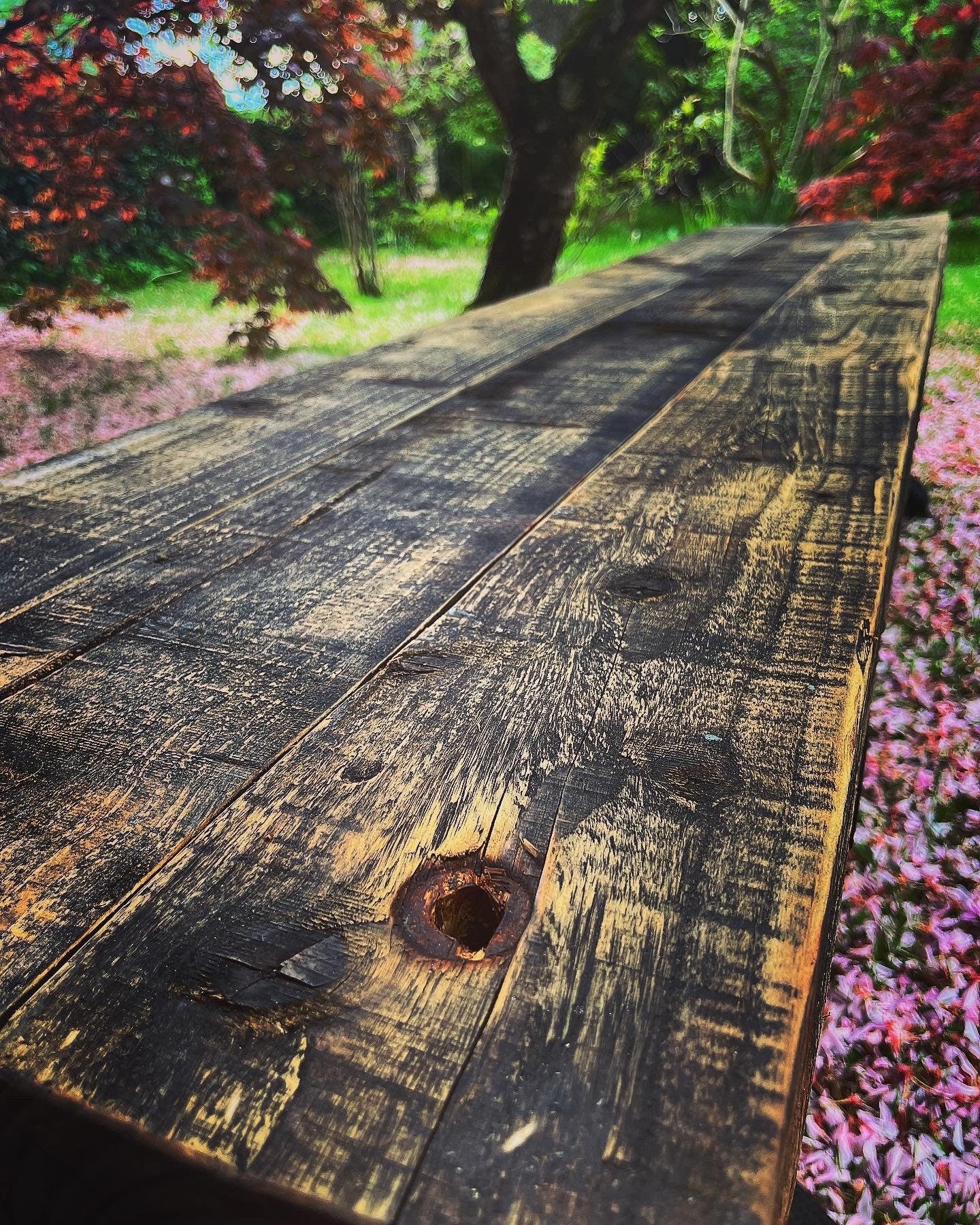 Rustic Reclaimed Bench
